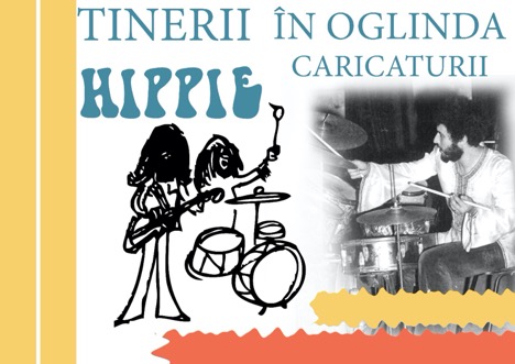 Tinerii hippie în oglinda caricaturii